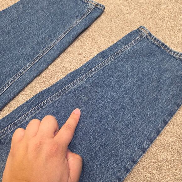 vtg streetwear Grunge Relaxed GAP Denim 90s Loose Straight Leg Jeans sz 6/28L - Picture 9 of 14